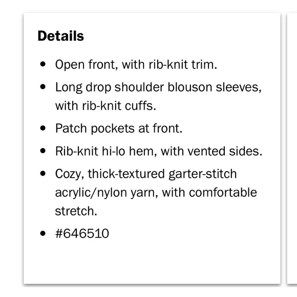 Tan Over-sized Cardigan Medium - Picture 6 of 8